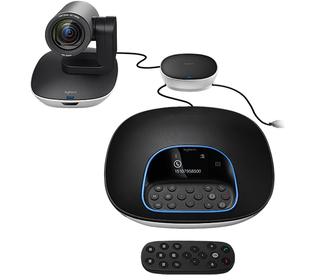 Logitech ConferenceCam Group Full HD Webkamera Black