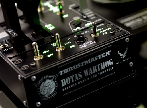 Thrustmaster Hotas Warthog USB Joystick és Gázkar Black