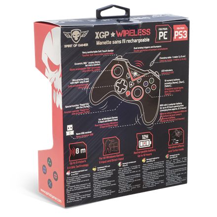 Spirit Of Gamer XGP Wireless Gamepad Black/Red