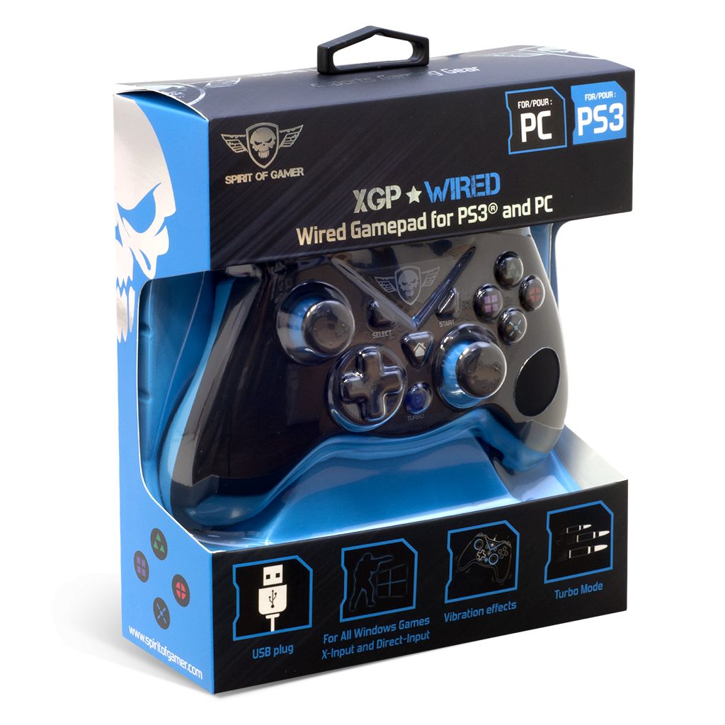 Spirit Of Gamer XGP USB Gamepad Black/Blue