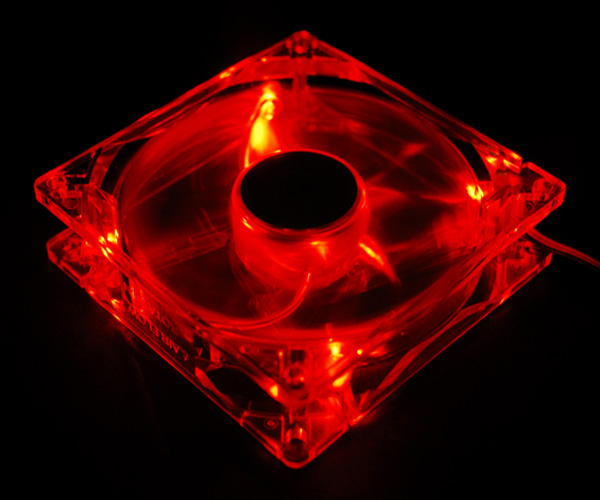 Akyga AW-12A-BR System Fan 12cm Red LED oem