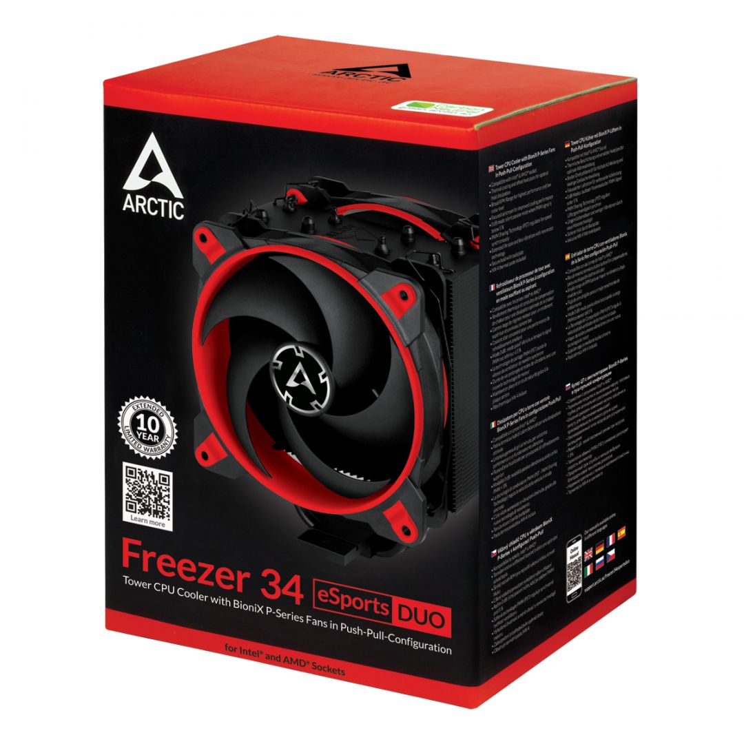 Arctic Freezer 34 eSports DUO Red