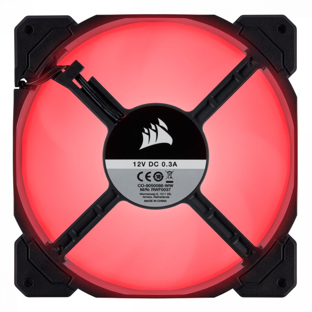 Corsair Air Series AF140 LED (2018) Red Fan Single Pack