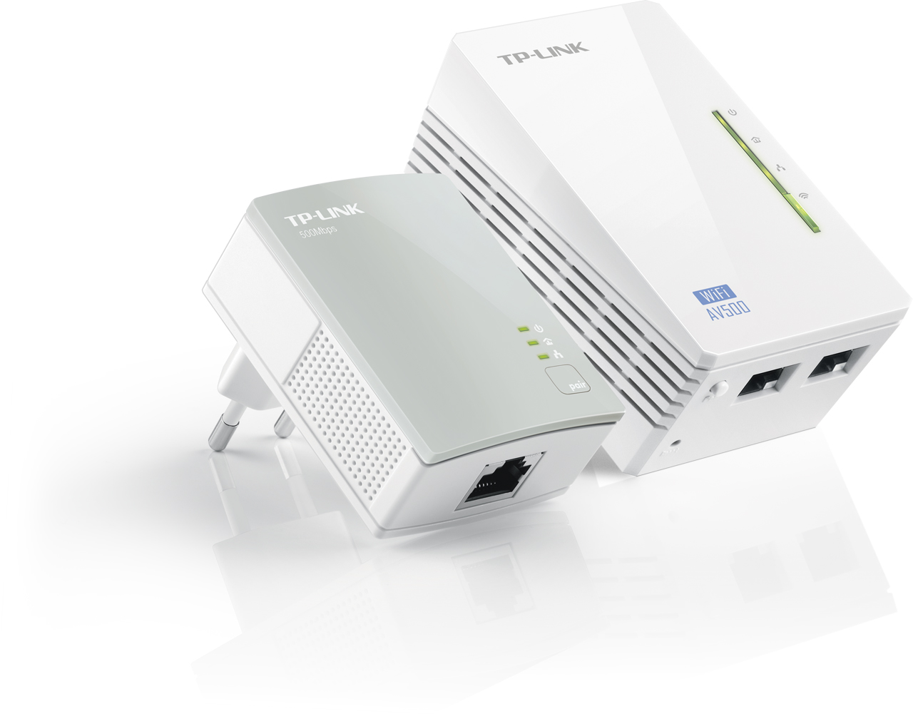 TP-Link TL-WPA4220KIT 300Mbps AV500 WiFi Powerline Extender Starter Kit