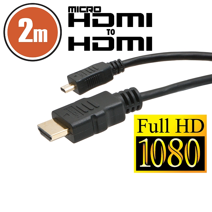 Delight HDMI kábel HDMI M - micro HDMI M 2m