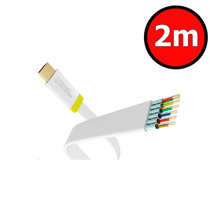 Thonet & Vander Exzellenz HDMI-HDMI 2.0 3D kábel 2m White