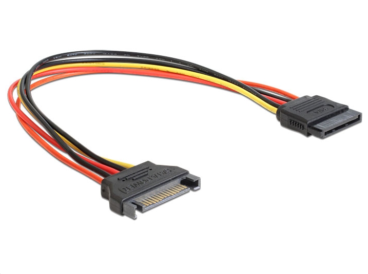 DeLock SATA 15 Pin apa > SATA 15 Pin anya hosszabbító tápkábel 30 cm