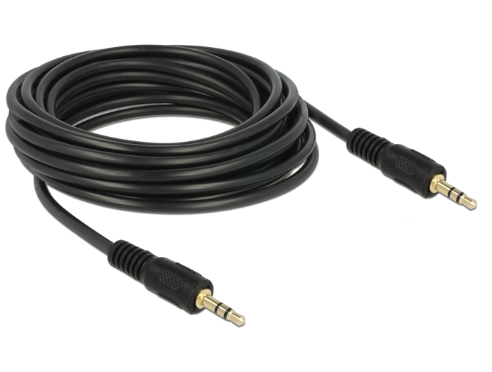 DeLock Jack 3,5mm apa/apa audio kábel 5m