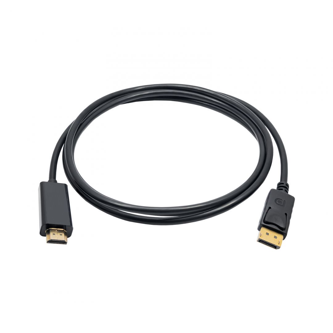 Akyga AK-AV-05 HDMI / DisplayPort 1,8m cable Black