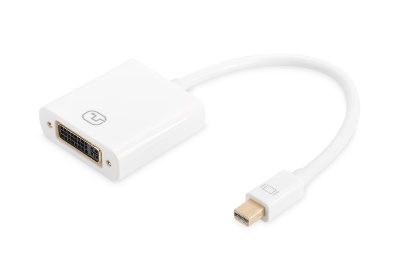 Assmann miniDisplayPort - DVI-I (Dual Link) Adapter/Converter cable 0,15m White