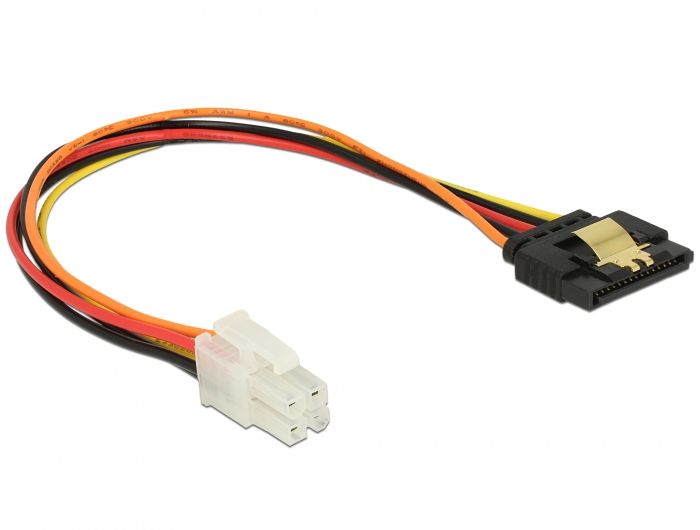 DeLock P4 male > SATA 15 pin receptacle 20cm