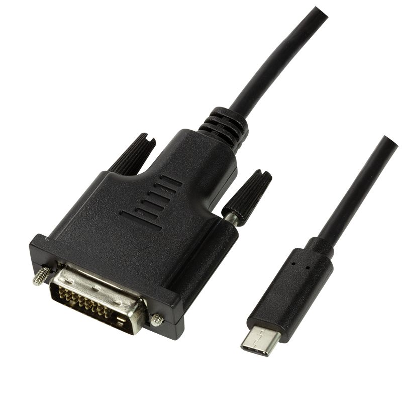 Logilink UA0332 USB-C male to DVI male 3m Black