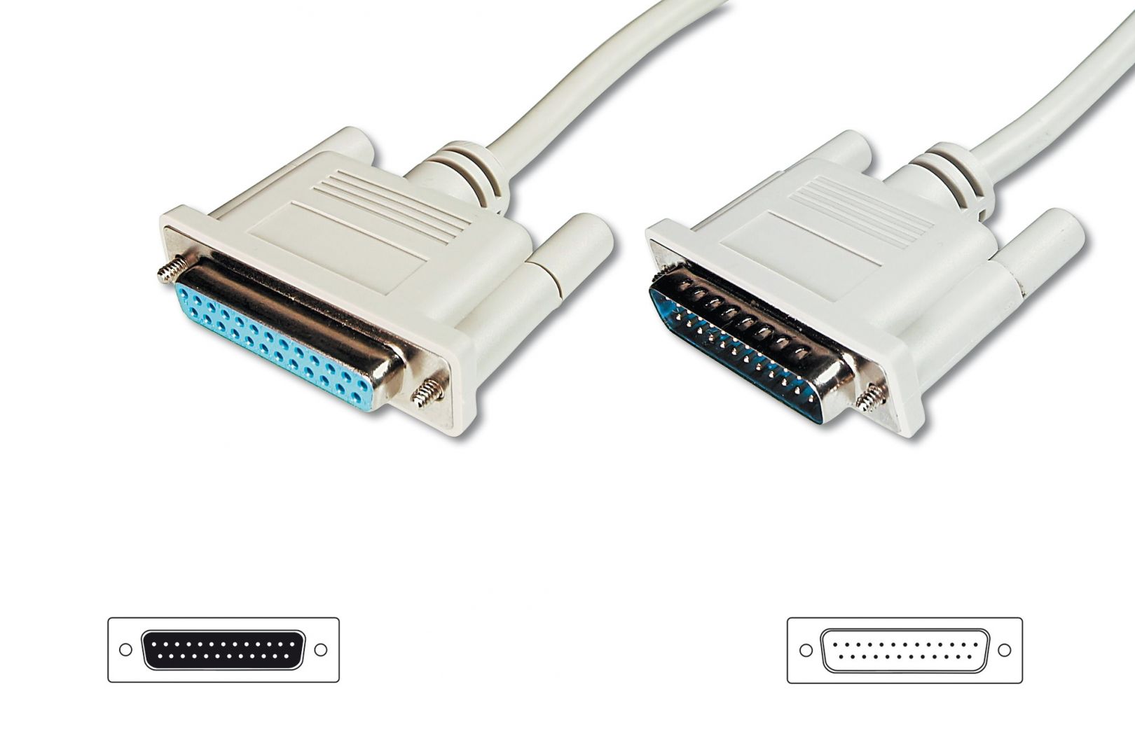 Assmann Datatransfer extension cable, D-Sub25