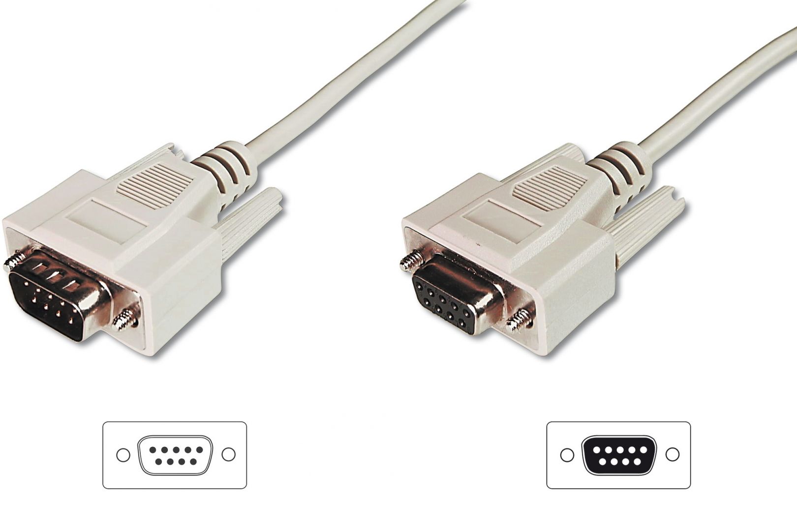 Assmann Datatransfer extension cable, D-Sub9