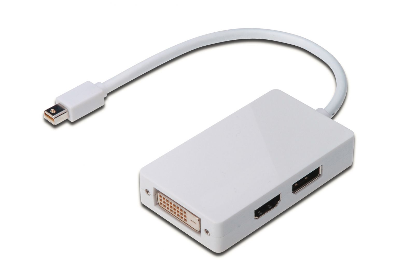 Assmann DisplayPort splitter cable, miniDP - DP+HDMI+DVI