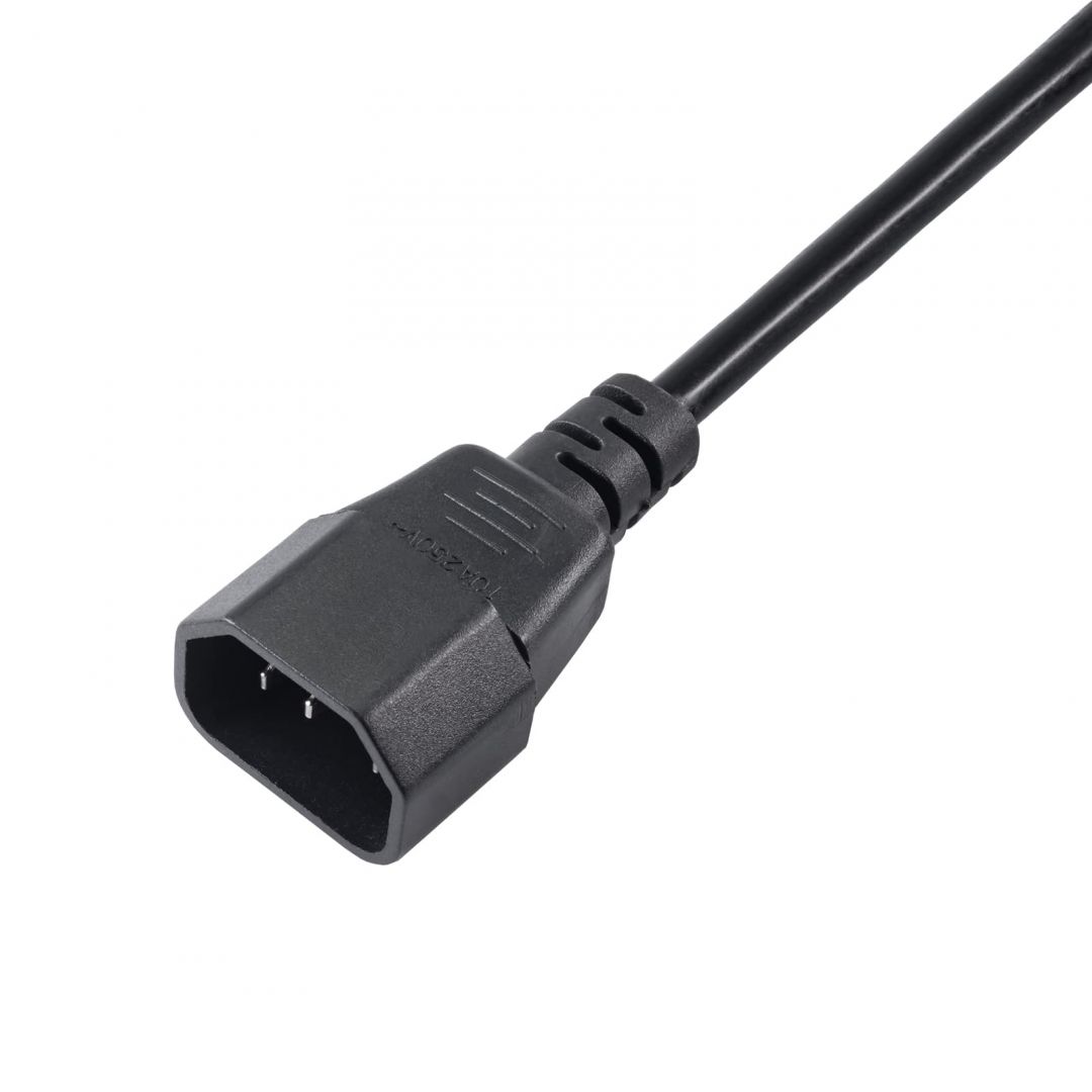 Akyga AK-PC-03A Extension Power Cord C13 / C14 1,8m