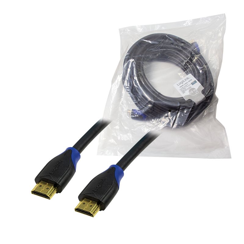 Logilink CH0066 HDMI High Speed with Ethernet 4K2K/60Hz cable 10m Black