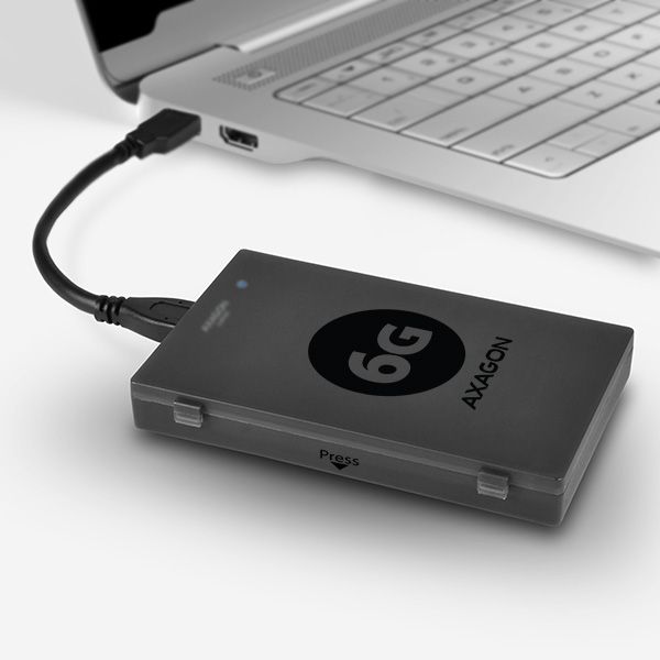 AXAGON ADSA-1S6 2,5" USB3.0 HDD SATA Black