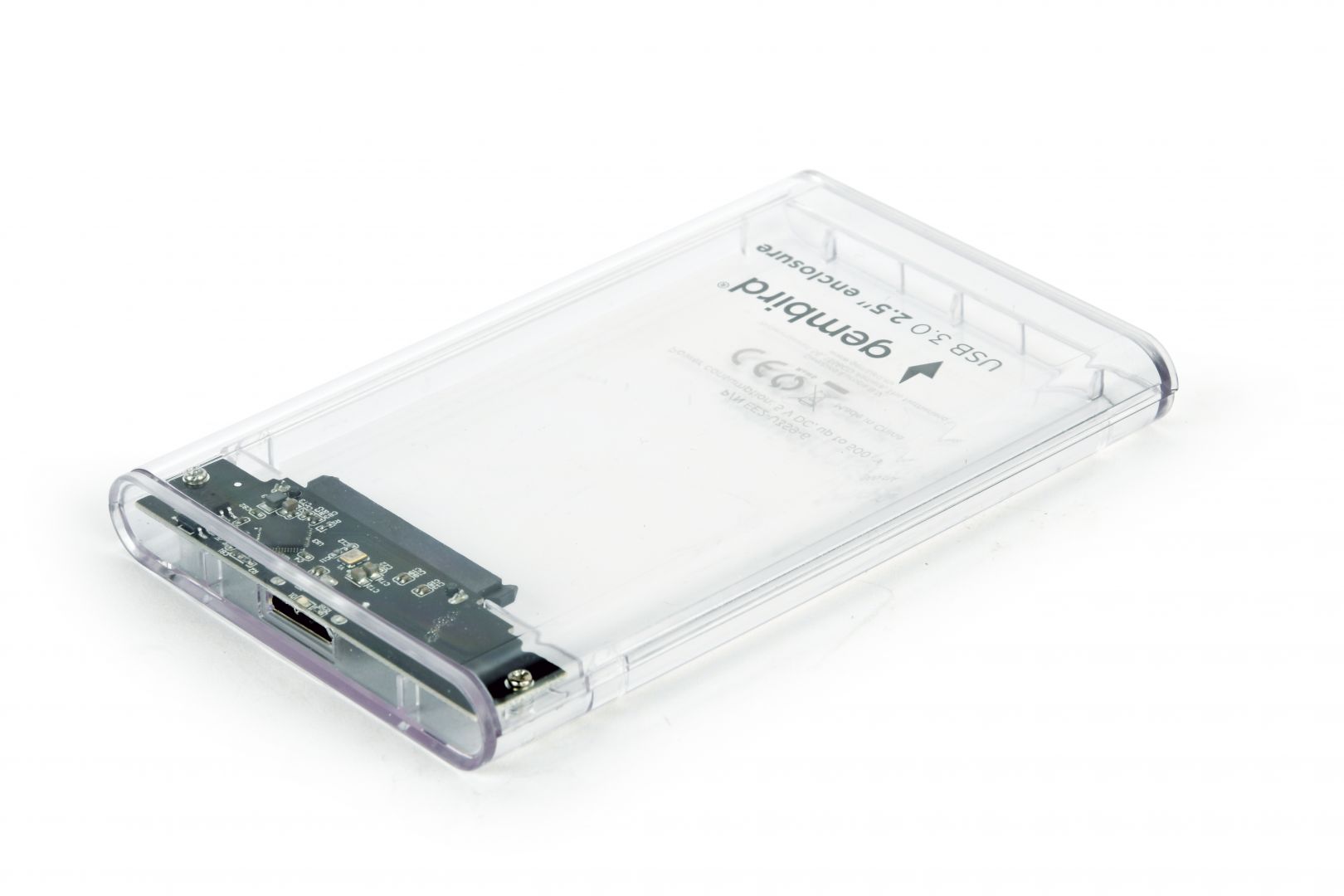 Gembird 2,5" EE2-U3S-5-S USB3.0 Enclosure Transparent