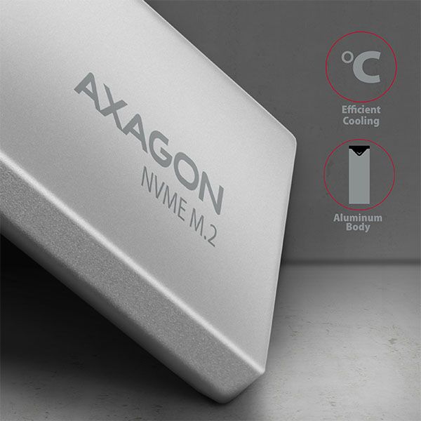 AXAGON EEM2-UG2 USB-C 3.2 Gen 2 NVMe M.2 box