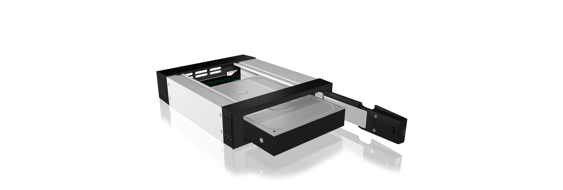 Raidsonic IcyBox IB-158SSK-B Trayless Mobil Rack for 3,5" SATA HDDs