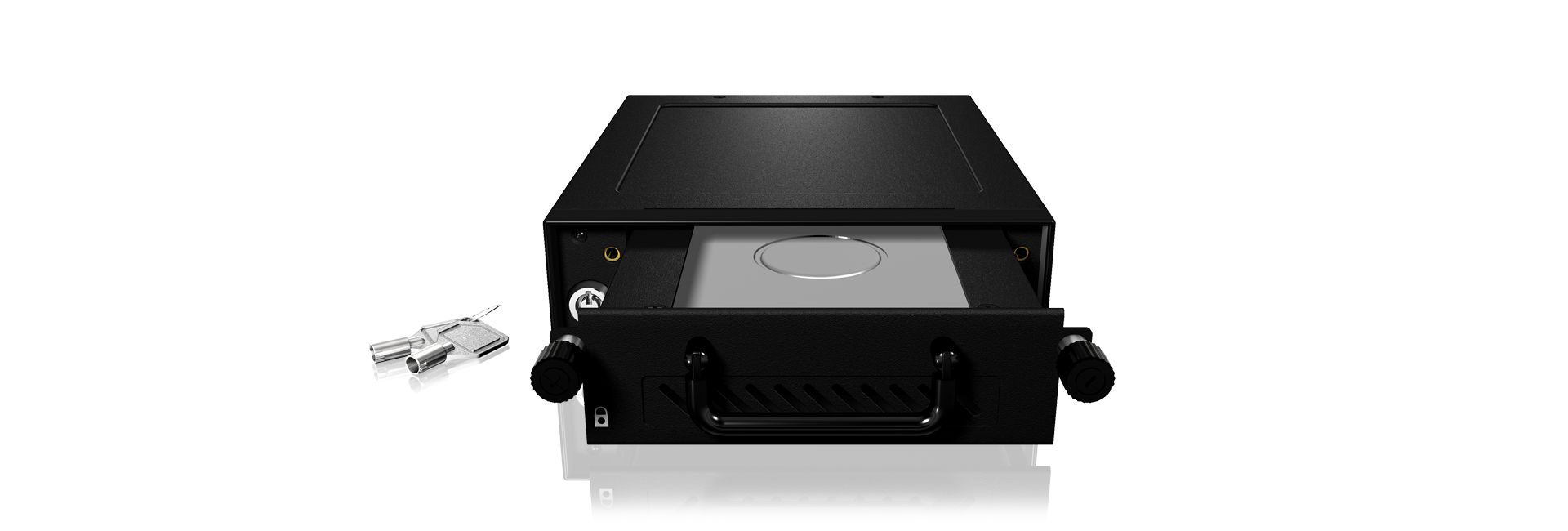 Raidsonic IcyBox IB-148SSK-B 5,25" Mobile Rack for 3,5" & 2,5" SATA/SAS HDD and SSD