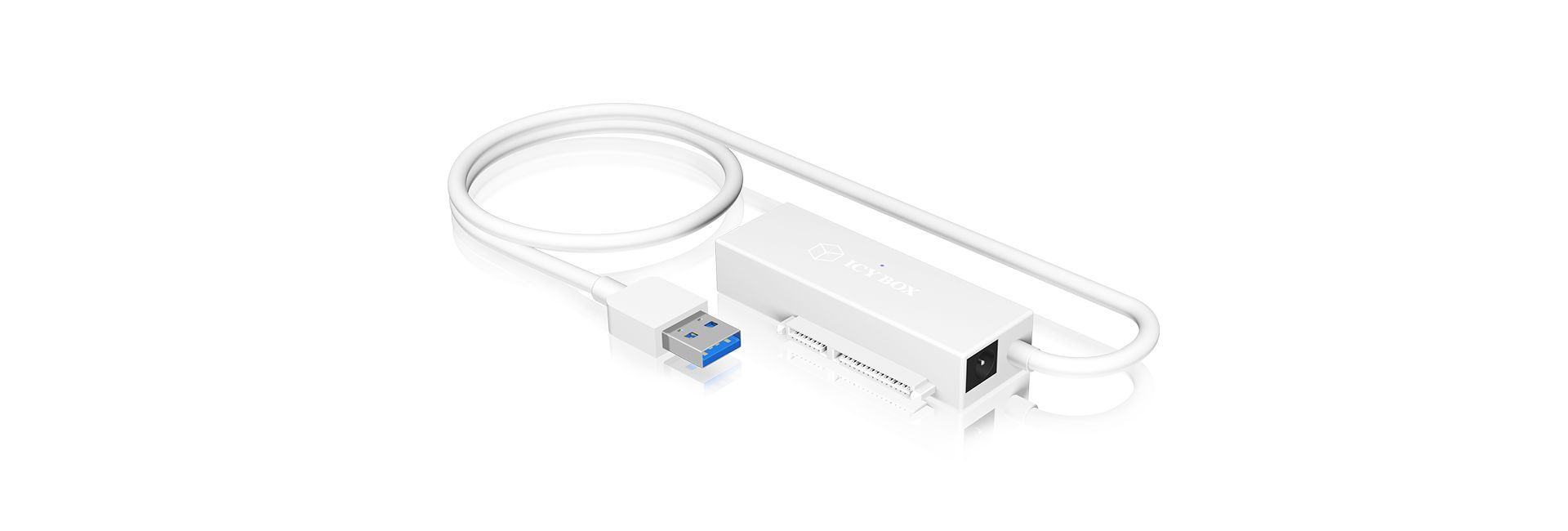 Raidsonic IcyBox IB-AC705-6G USB 3.0 enclosure for a 3.5"/2.5" SATA III drive White