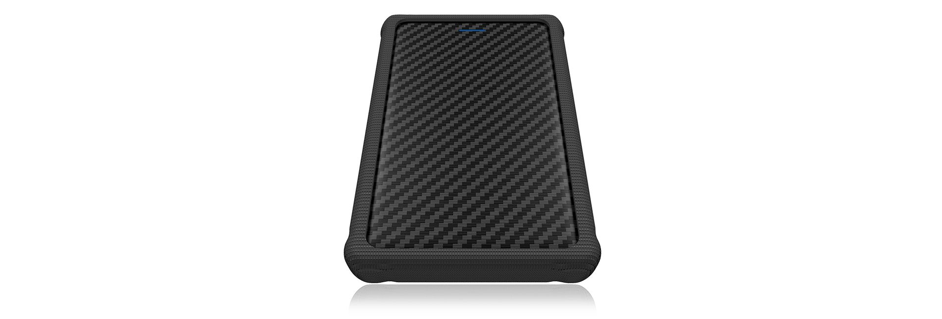 Raidsonic IcyBox IB-223U3A-B External enclosure for 2.5" SATA HDD/SSD with USB 3.0 interface and silicone protection sleeve