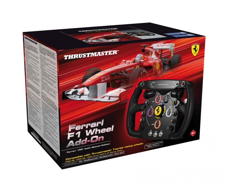 Thrustmaster Ferrari F1 Kiegészítő Kormány Black (Önállóan nem használható!)