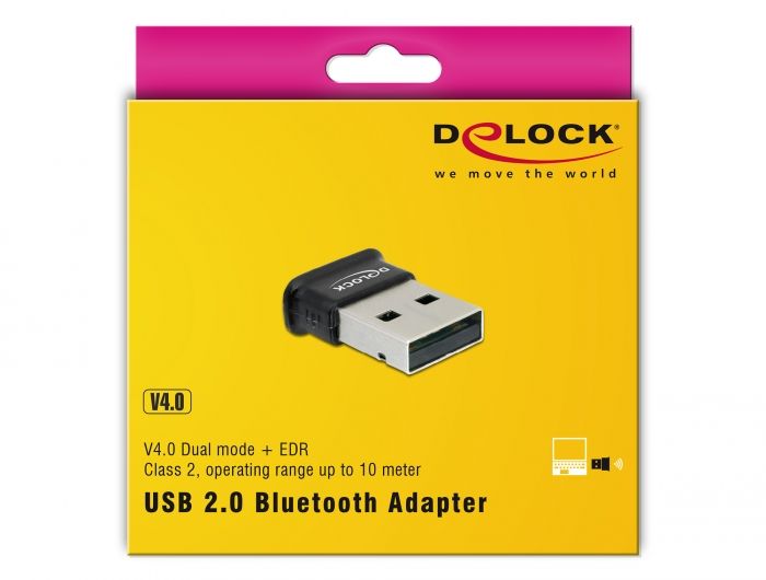 DeLock Micro V4.0 Dual Bluetooth USB Adapter