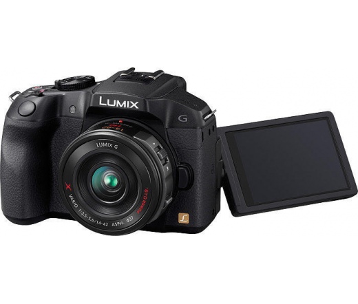 Panasonic Lumix DMC-G6X + 14-42mm Power O.I.S. Kit Black