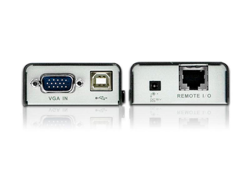 ATEN Console mini extender USB+VGA Cat5e kábelen 100