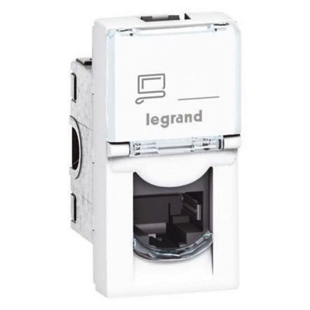 Legrand Program Mosaic LCS2 RJ45 aljzat Cat 6 UTP 1 modul White