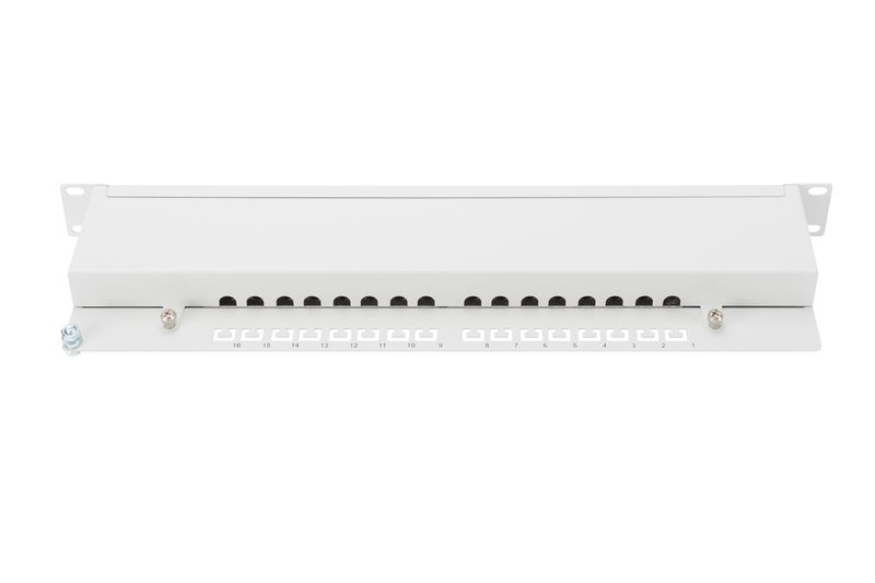 Digitus CAT6 24-port Patch Panel Shielded Class E RAL 7035 Grey