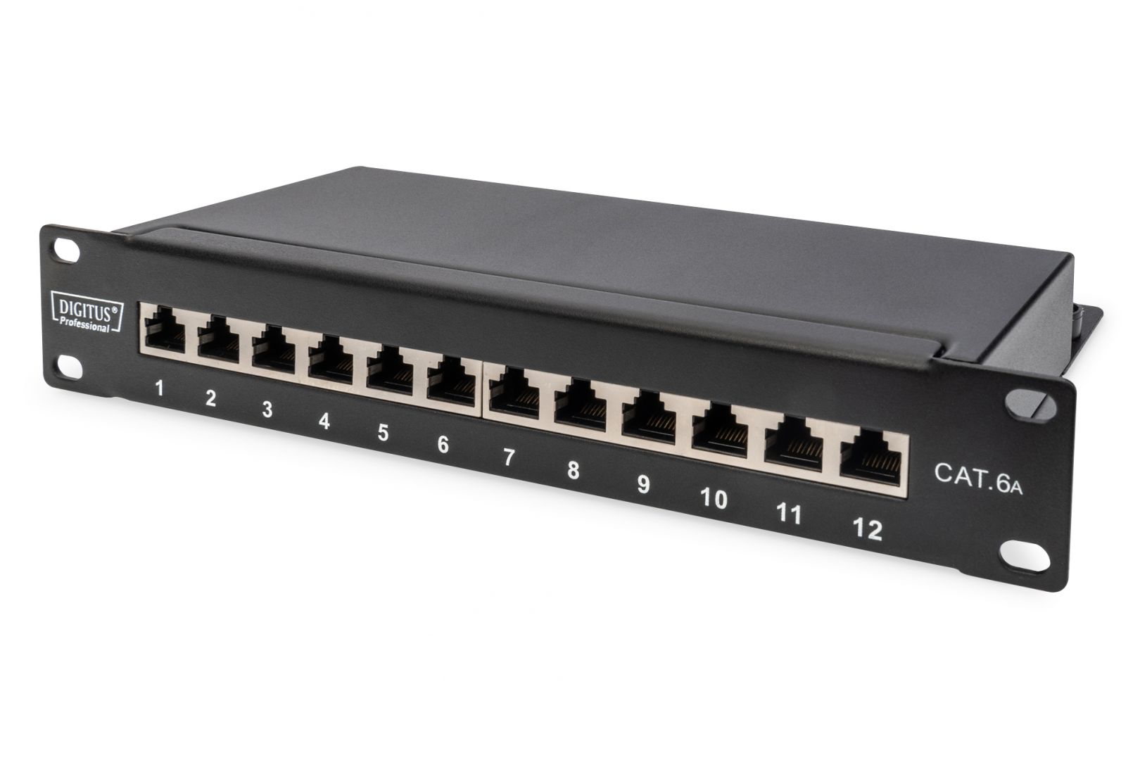 Digitus CAT 6A Patch Panel, shielded, 12-Port