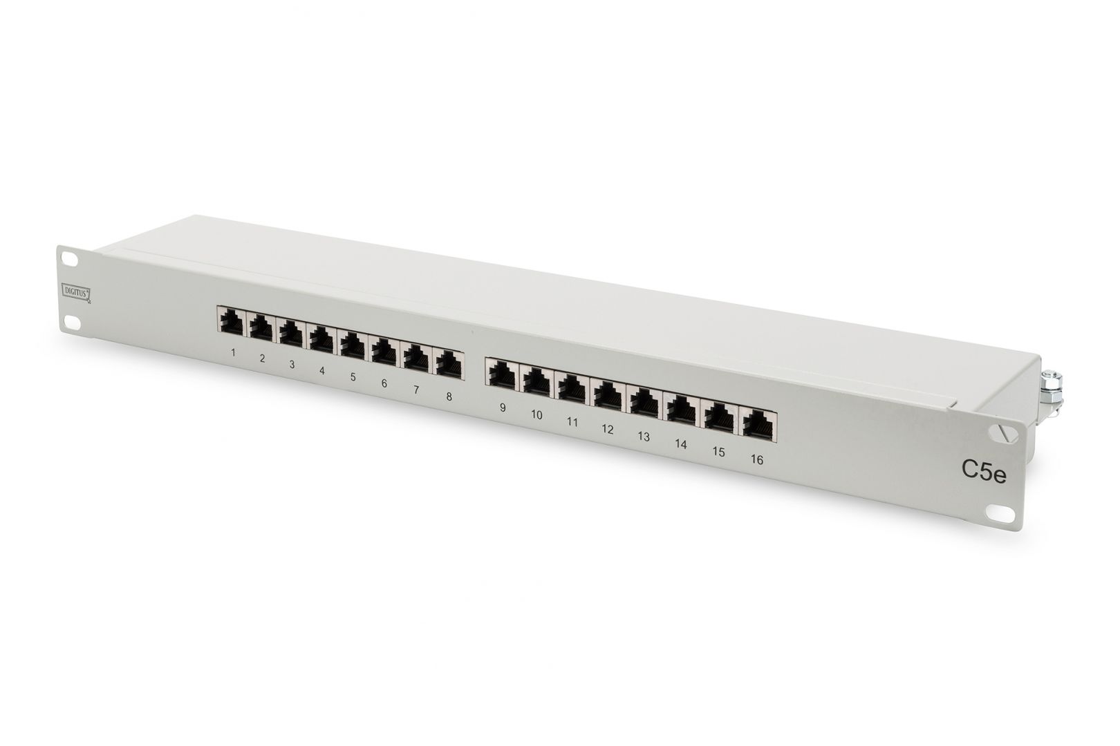 Digitus CAT 5e, Class D patch panel, shielded, 24-port