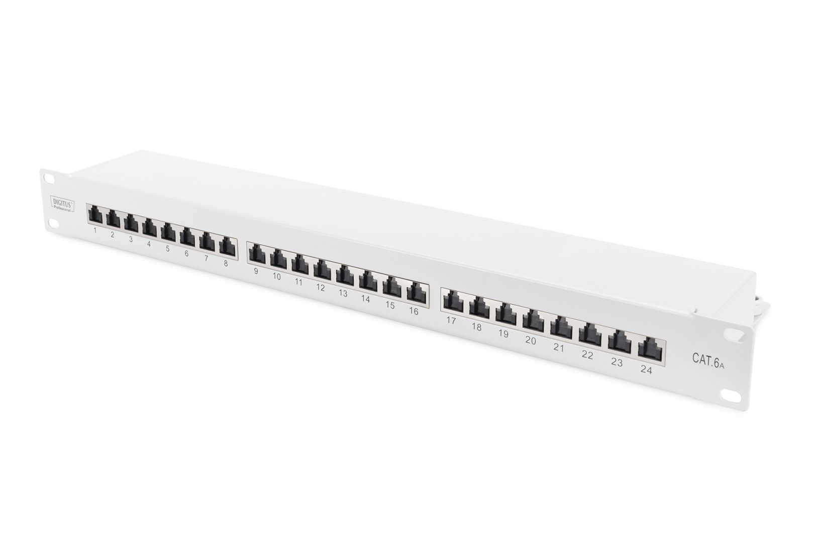 Digitus CAT 6A Patch Panel, shielded, 1U, 24-port,