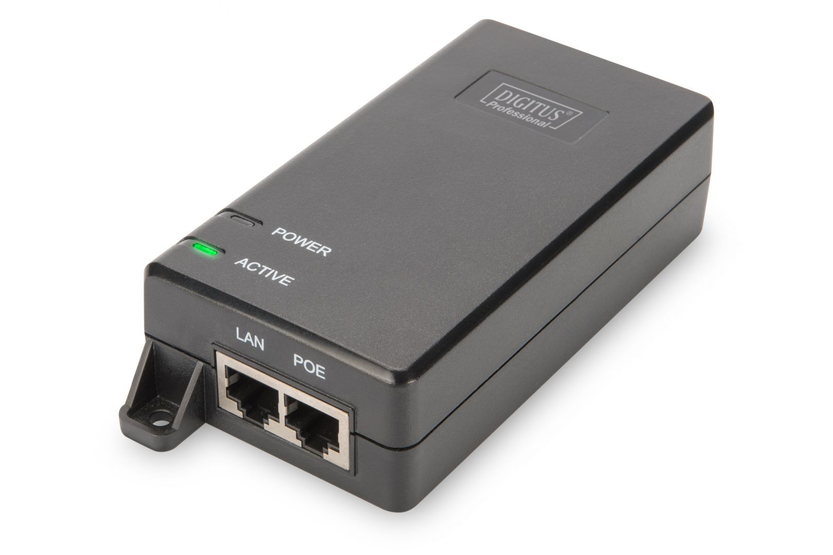 Digitus Gigabit Ethernet PoE+ Injector, 802.3at