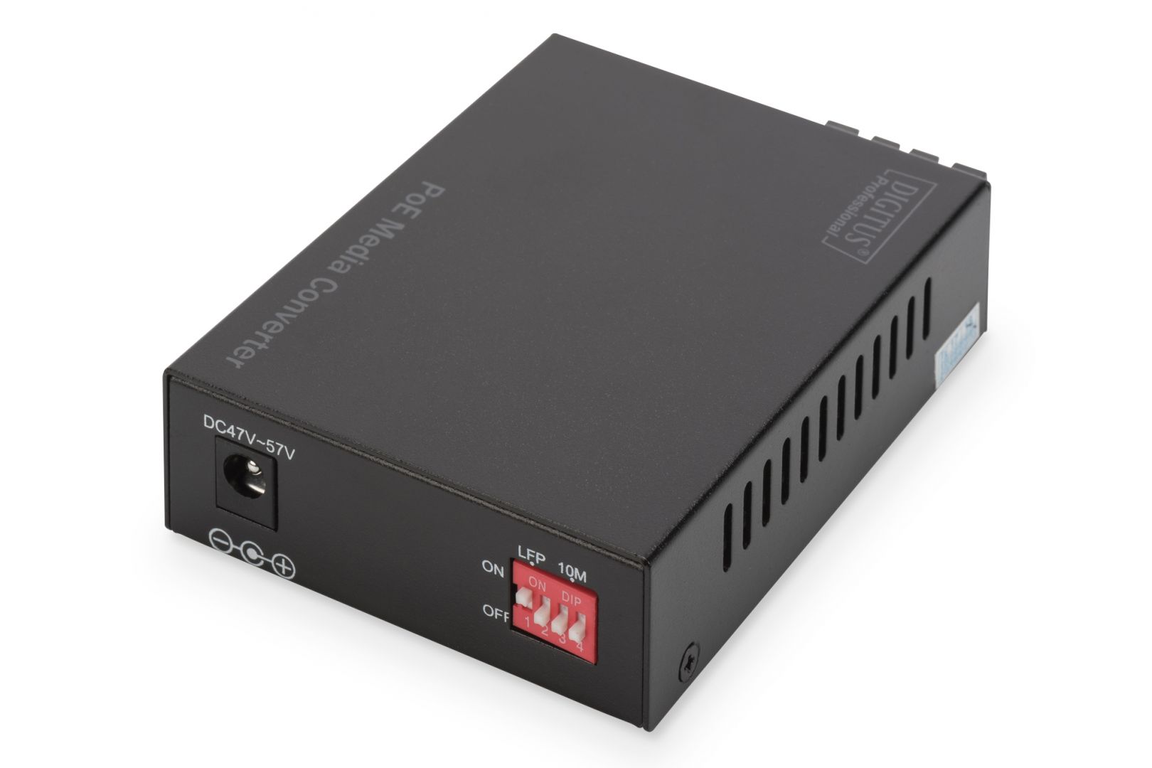 Digitus Gigabit Ethernet PoE+ Media Converter, Singlemode