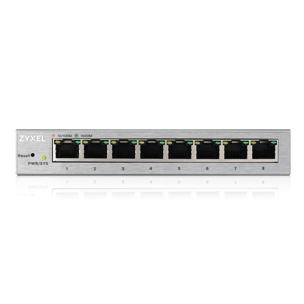 ZyXEL GS1200-8 8port Gigabit LAN (60W) menedzselhető asztali switch