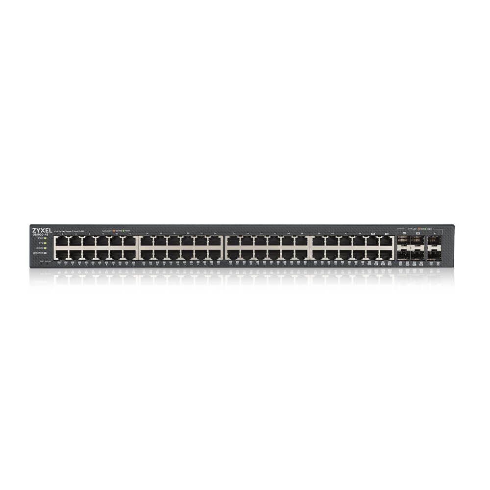 ZyXEL GS1920-48V2 48port GbE LAN L2 menedzselhető switch