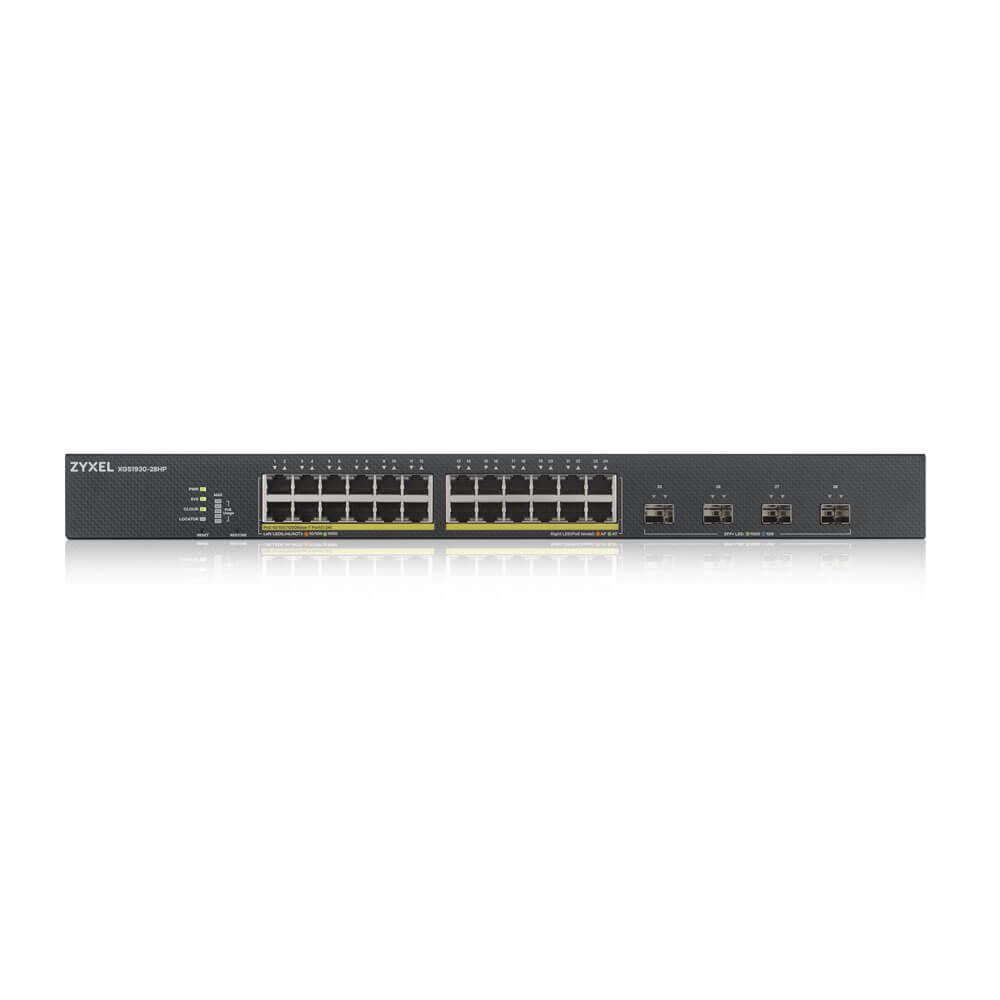 ZyXEL XGS1930-28HP 24-port GbE Smart Managed Switch with 4 SFP+ Uplink