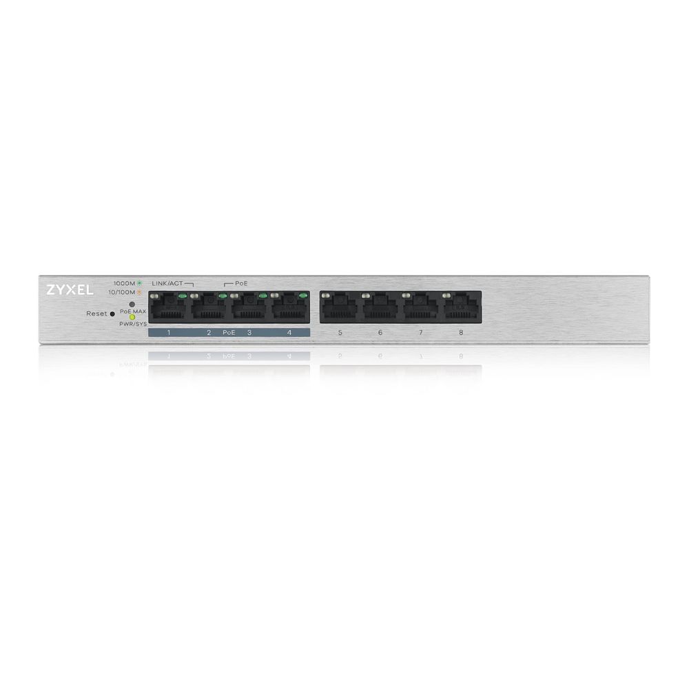 ZyXEL 8-Port Web Managed PoE Gigabit Switch