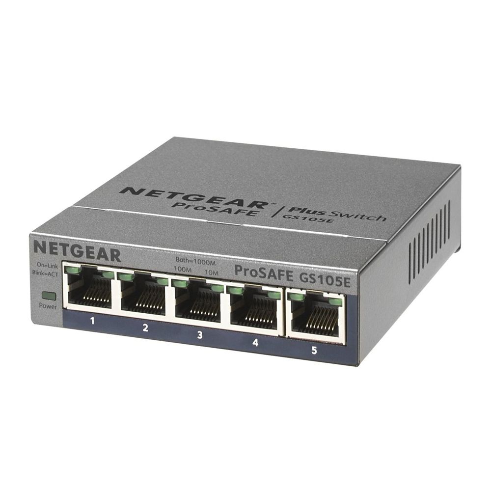 Netgear GS105E 5 Port Gigabit ProSafe Plus Switch