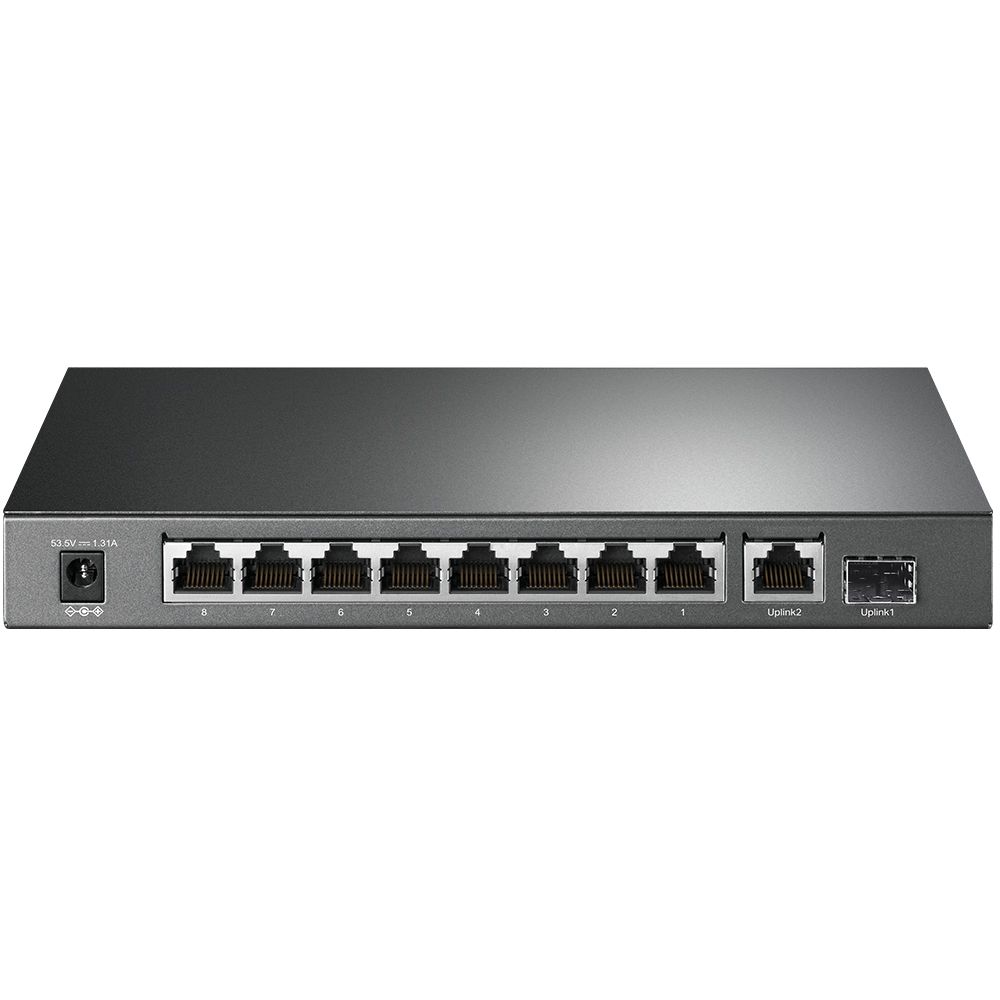 TP-Link TL-SG1210P 10-Port Gigabit Desktop Switch with 8-Port PoE+