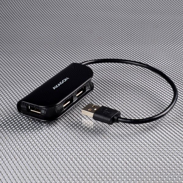 AXAGON HUE-X4B USB Ready Hub Black