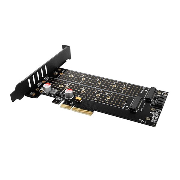 AXAGON PCEM2-DC PCIe NVMe+NGFF M.2 adapter