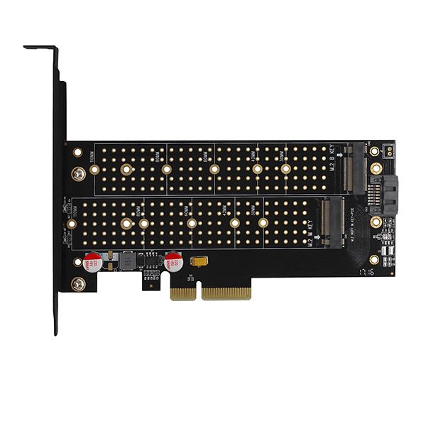 AXAGON PCEM2-DC PCIe NVMe+NGFF M.2 adapter