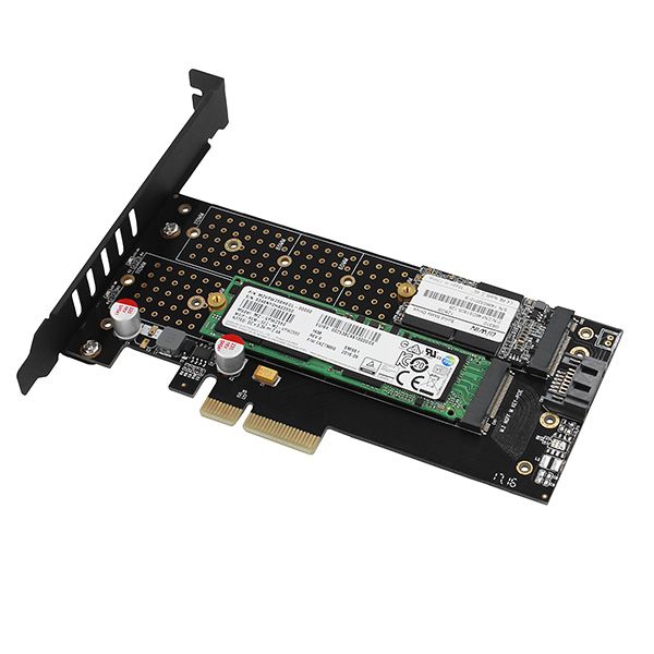 AXAGON PCEM2-DC PCIe NVMe+NGFF M.2 adapter