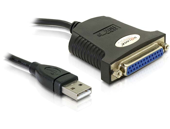 DeLock USB 1.1 to Parallel Adapter Cable 0.8 m